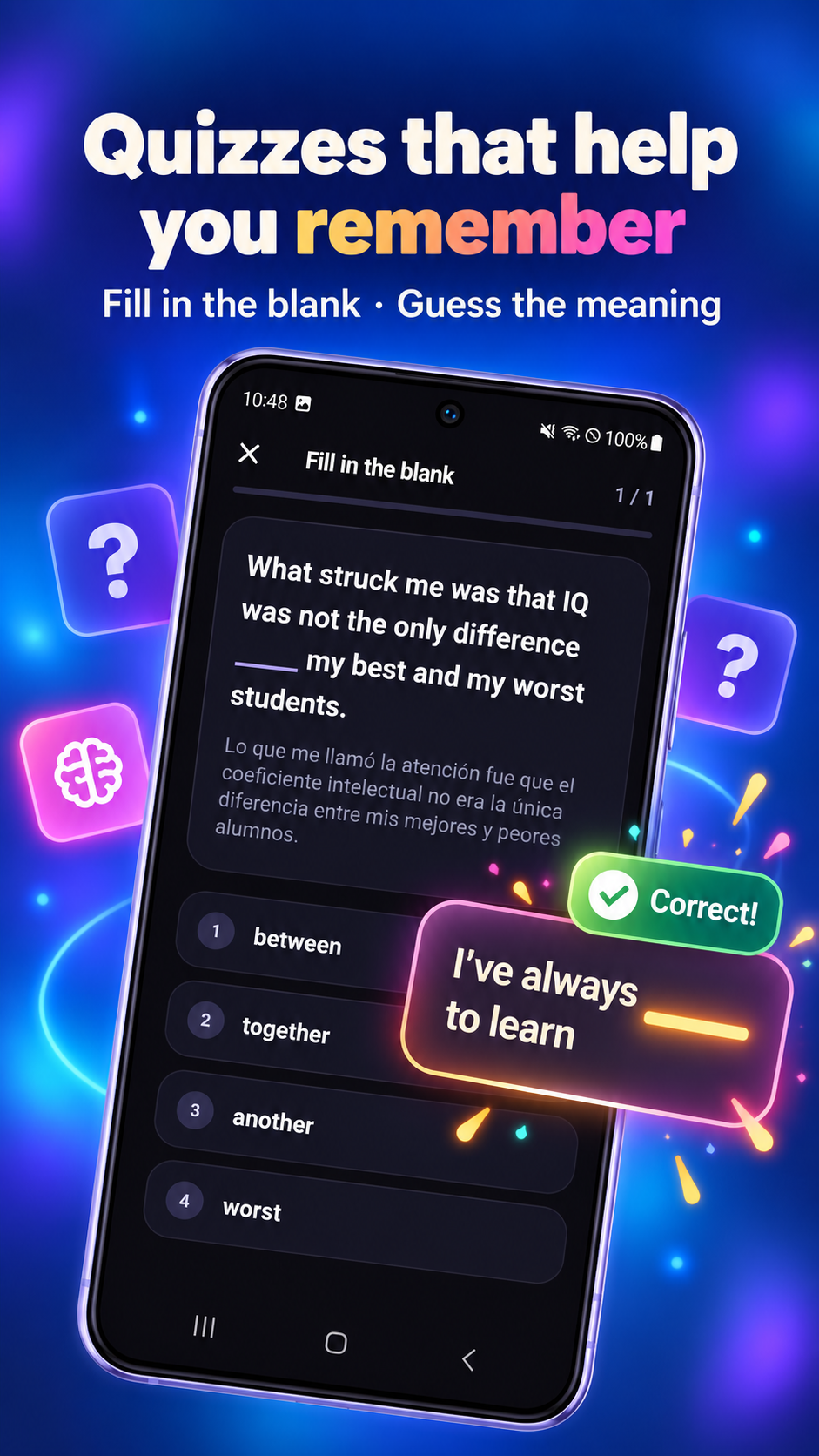 LilyMC review quizzes